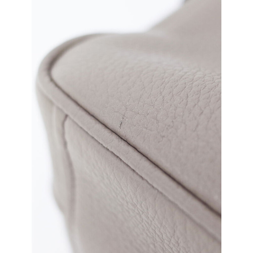 Prada Vitello Phenix camera Crossbody bag argilla gray grained leather - Picture 5 of 9